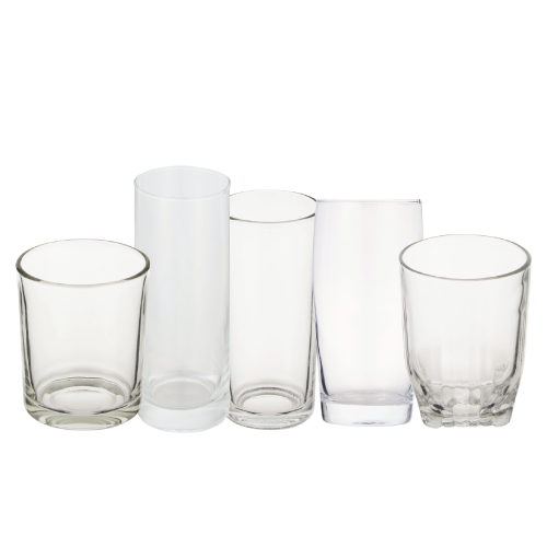 Clear Tumblers Assorted 4s